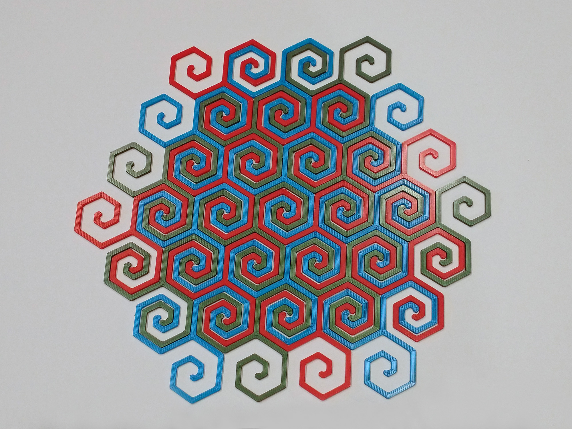Hexellating Spirals by LoboCNC Download free STL model Printables com