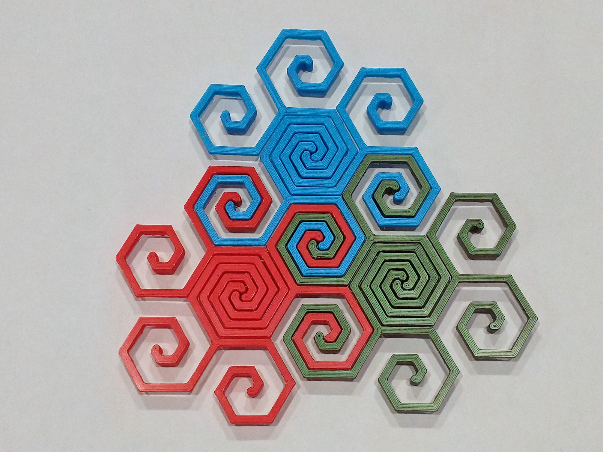 Hexellating Spirals by LoboCNC Download free STL model Printables com