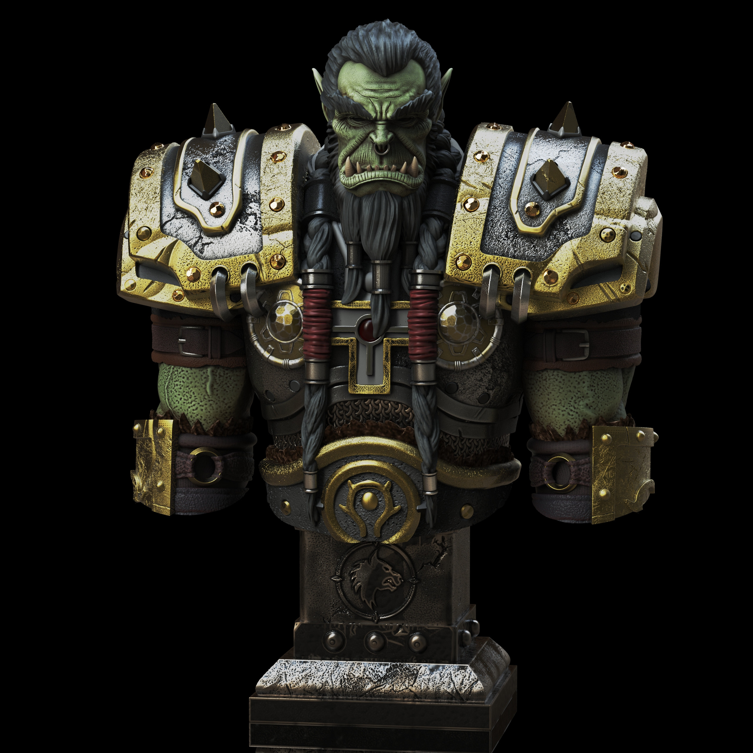 Thrall Bust – Wow By Fotis Mint Studios 