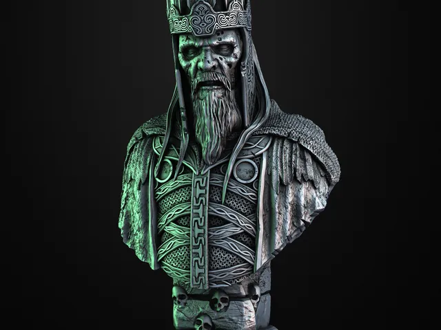 King of the Dead bust  – LOTR