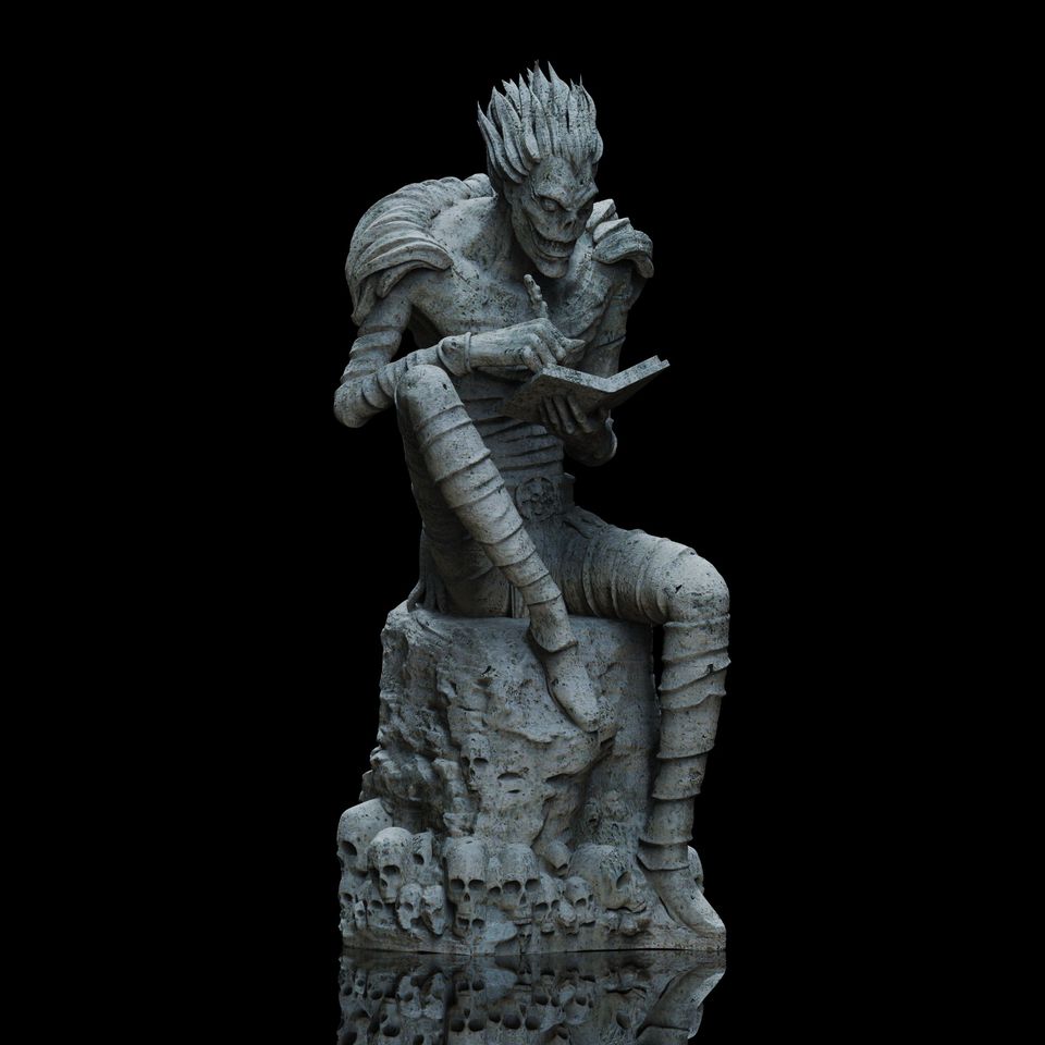 Ryuk Ölüm Notu Ölüm Defteri Büstü 18 cm