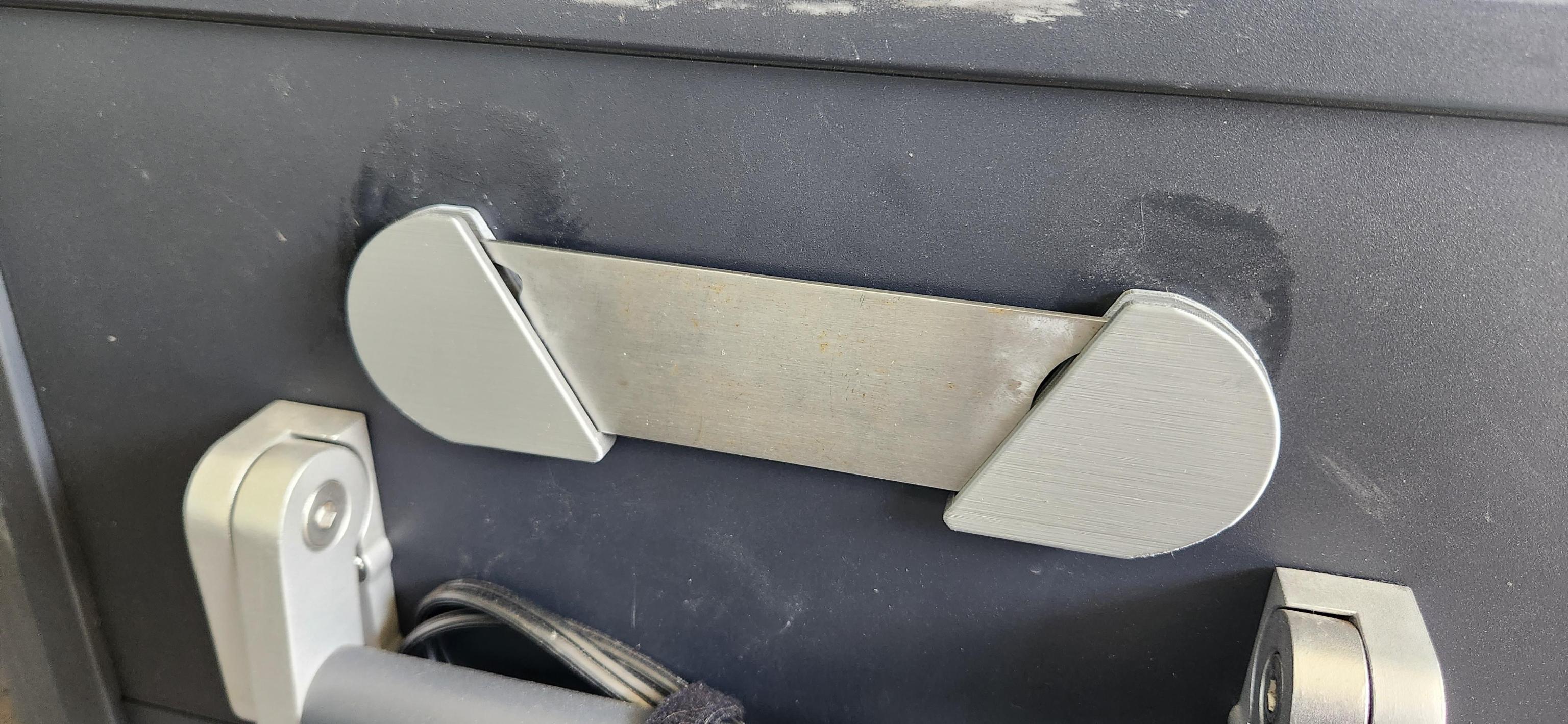 Barblade bottle opener holder