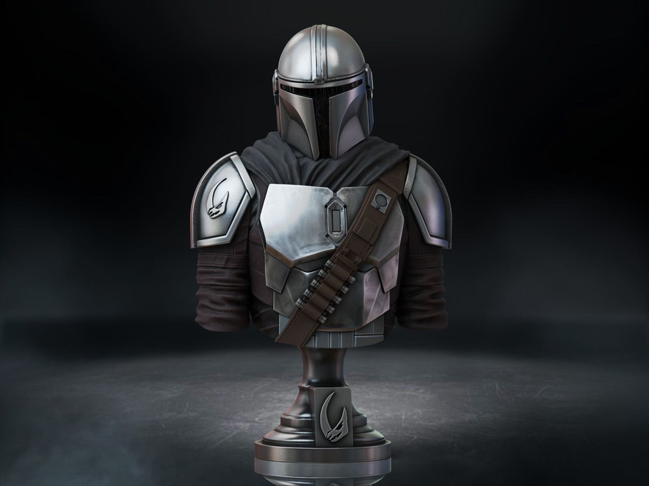 Mandalorian Büstü 15 cm
