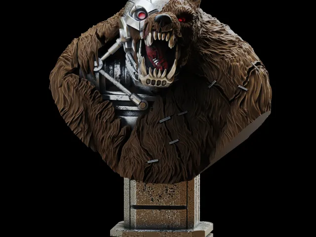 Barghest bust – LDR
