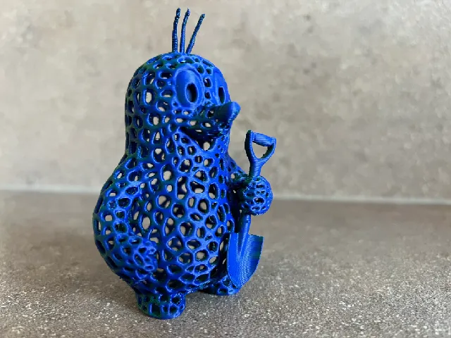 Cute Cartoon Mole voronoi