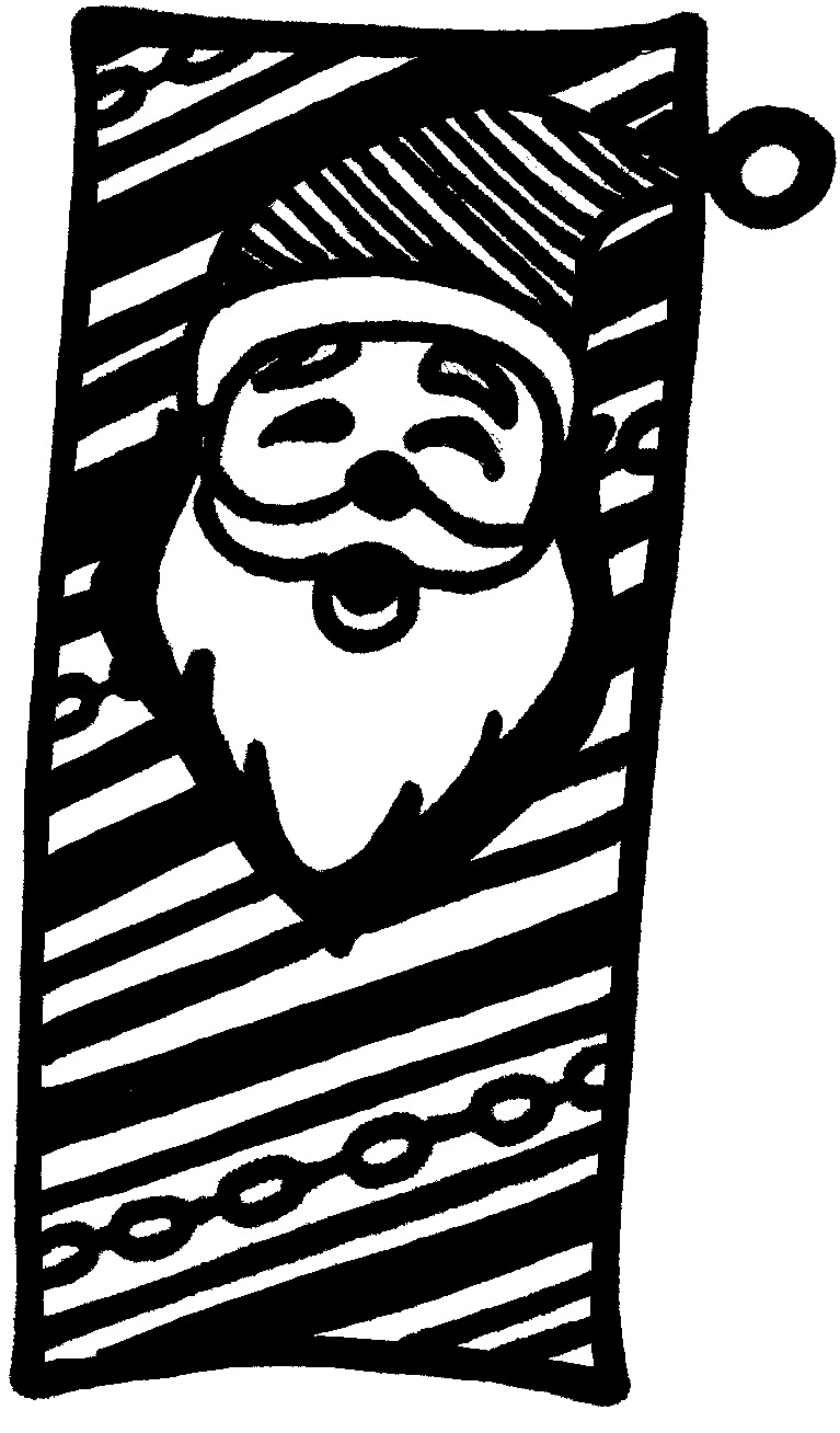 Santa Bookmark by MrLogston | Download free STL model | Printables.com