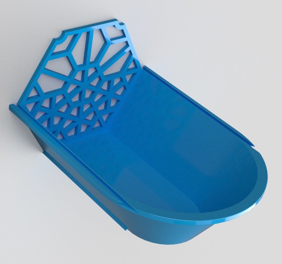 Miniatura 2 do modelo 3D Stackable hex drawer