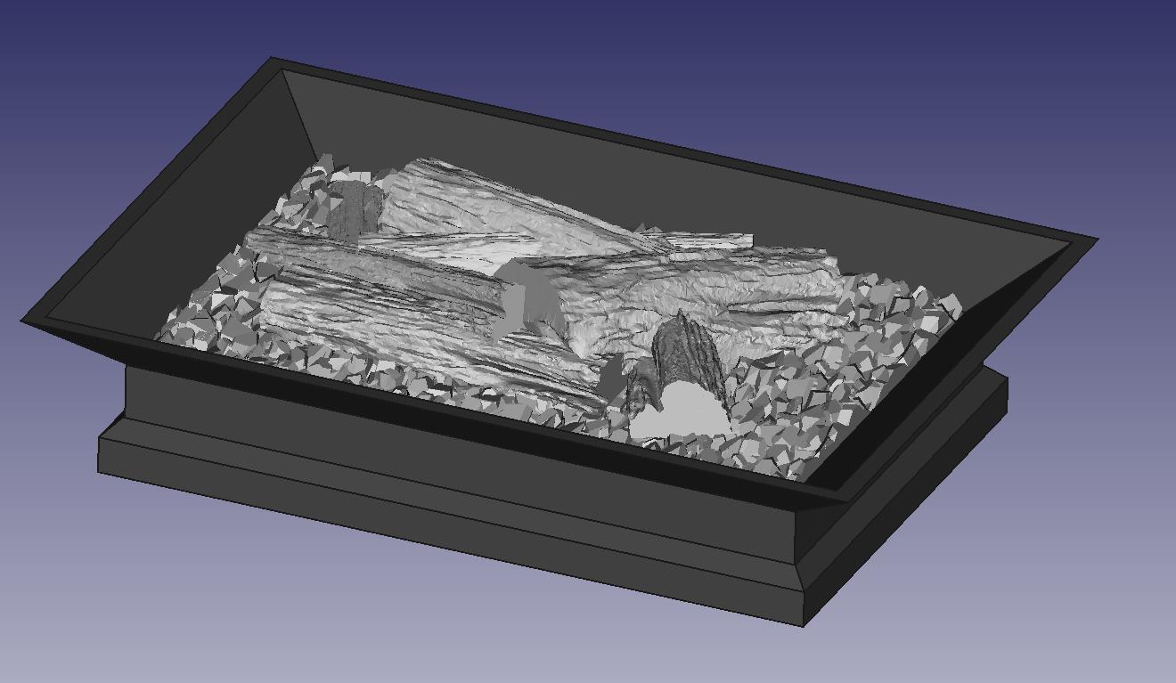 Miniatura 6 do modelo 3D LED Fire Bowl