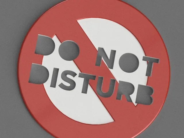 Do not disturb sign