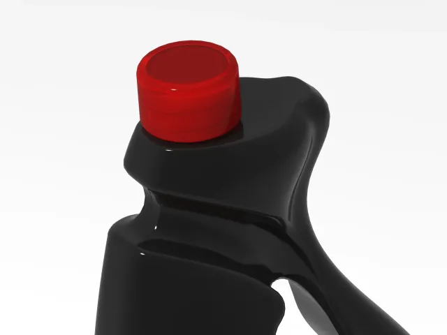 Bottle with screw on lid