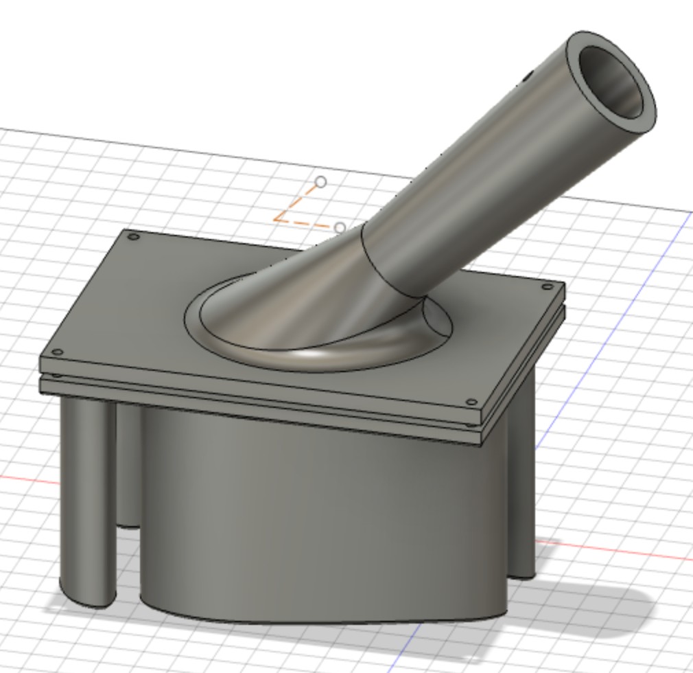Reindeer Hoof Print for Broom Handle by n0pe | Download free STL model ...