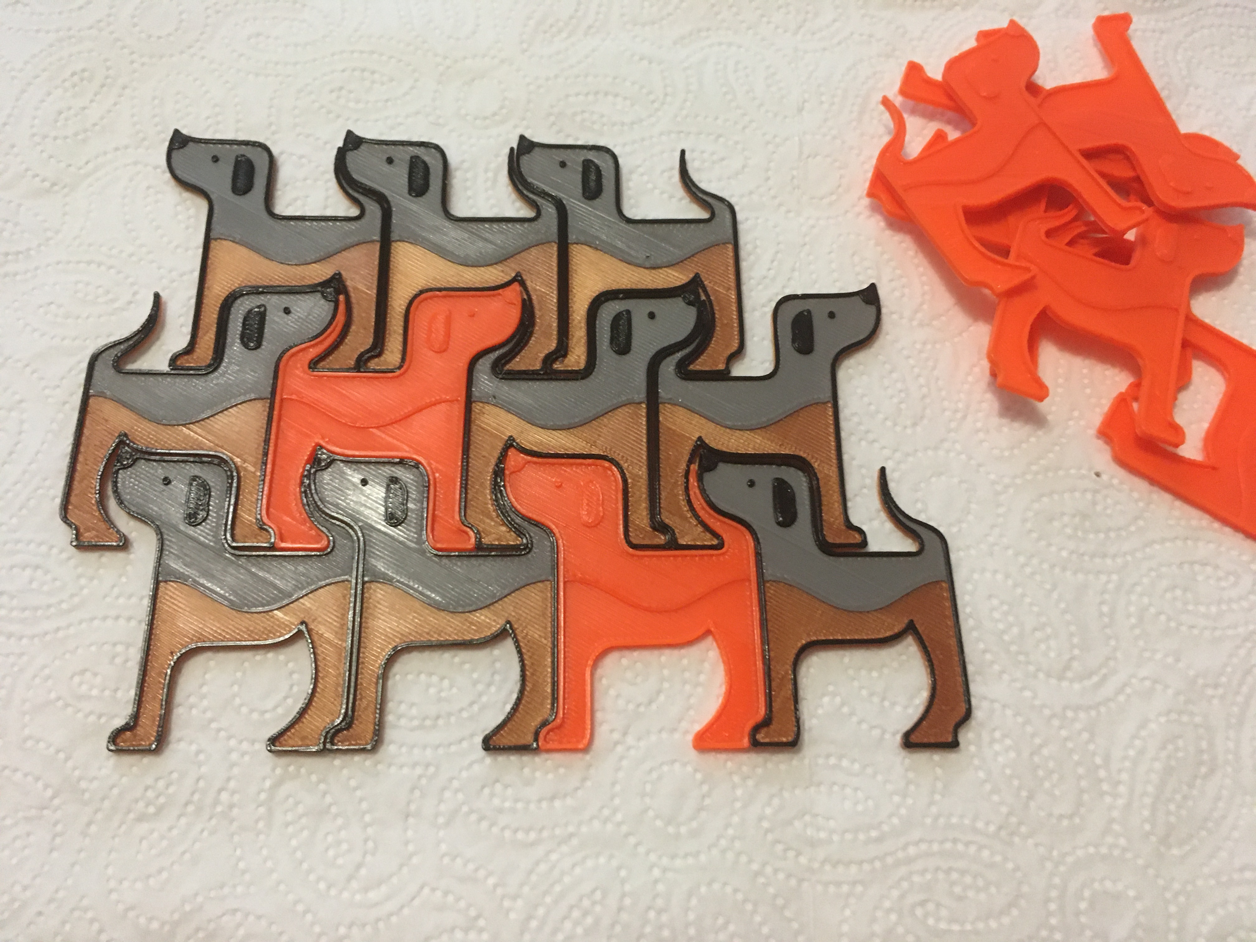 Tessellation Dog Ornament
