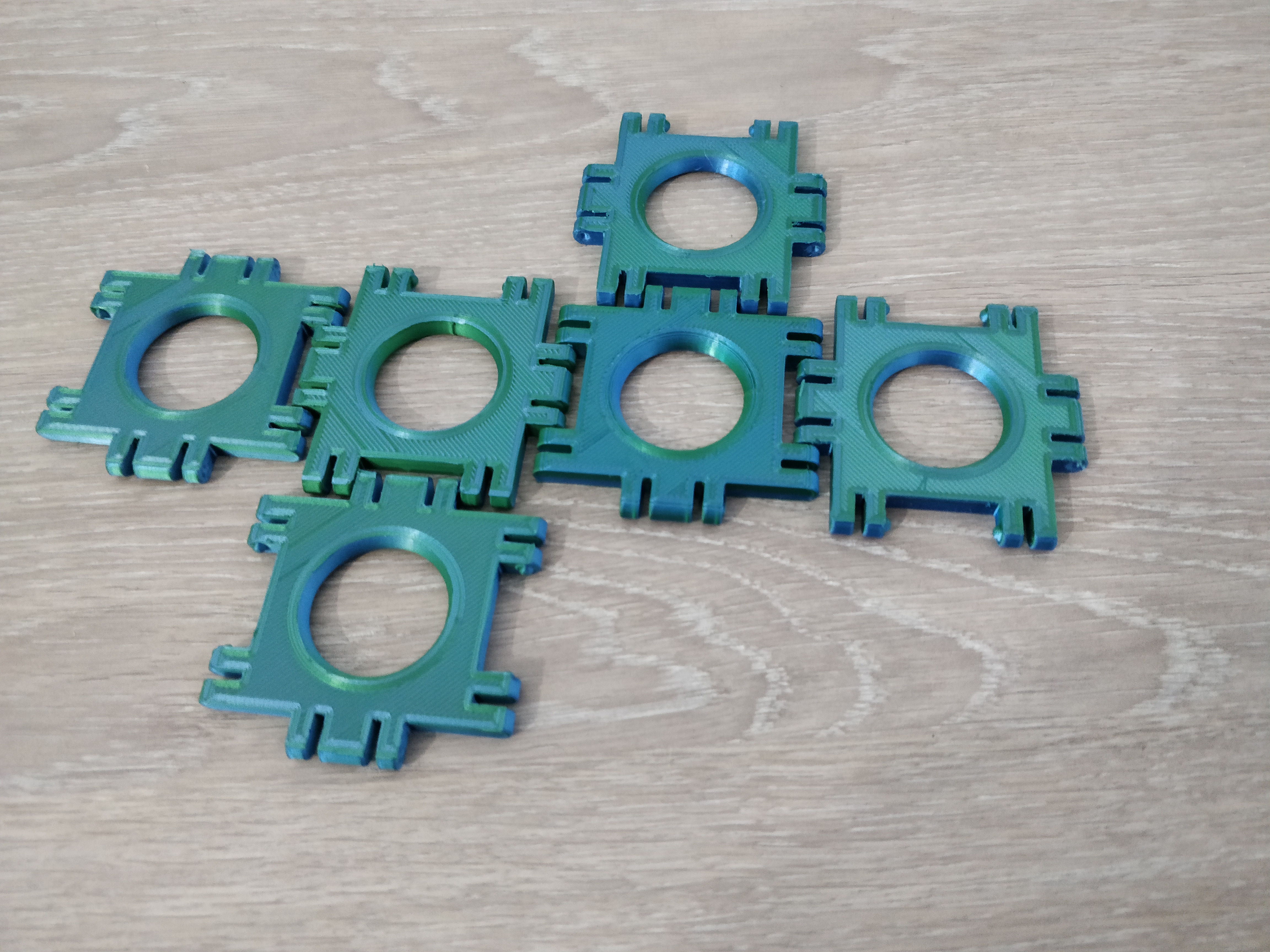 Interconnecting building puzzeling cube fidget toy