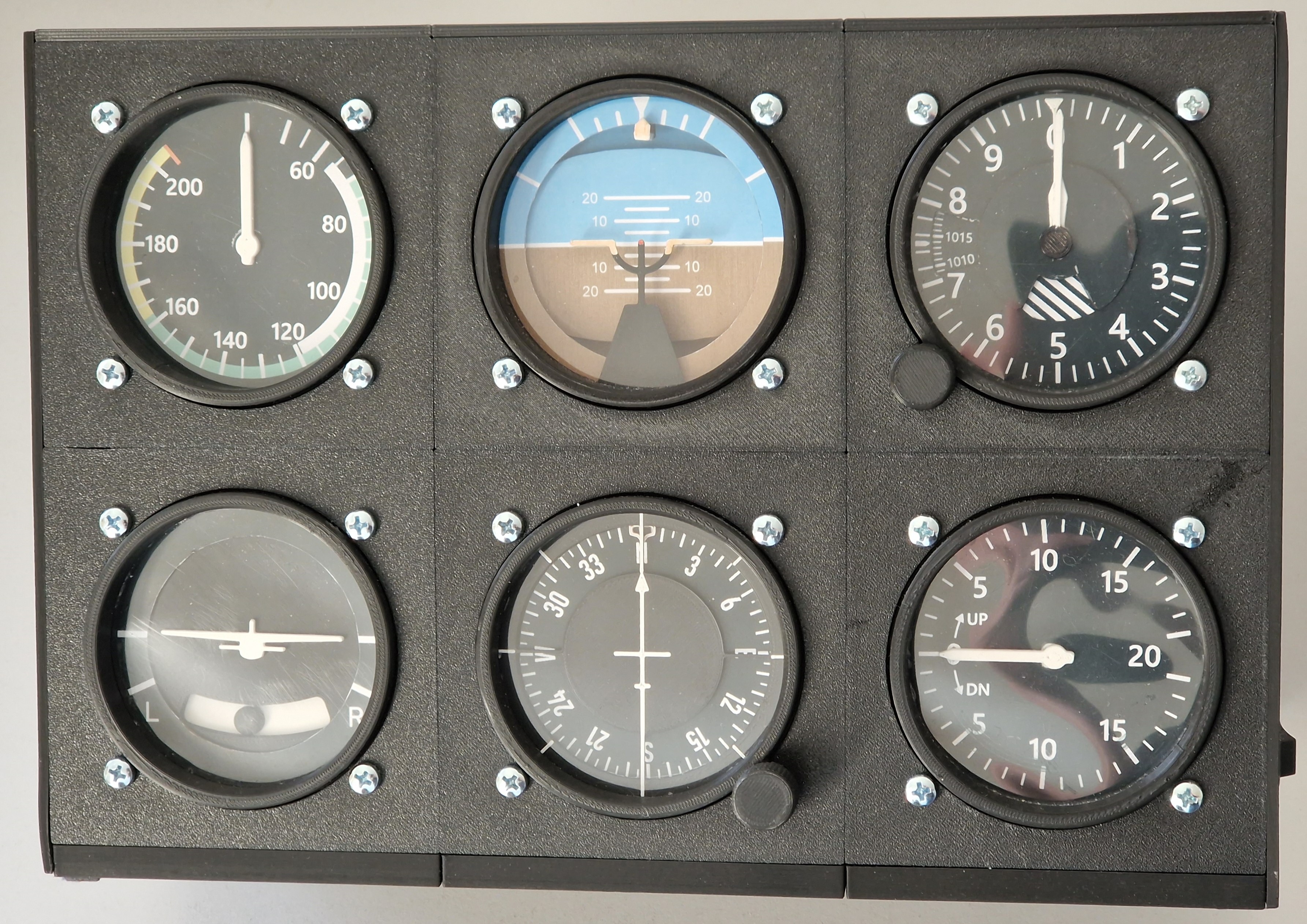 Modular Cockpit Panel for Flight Simulation