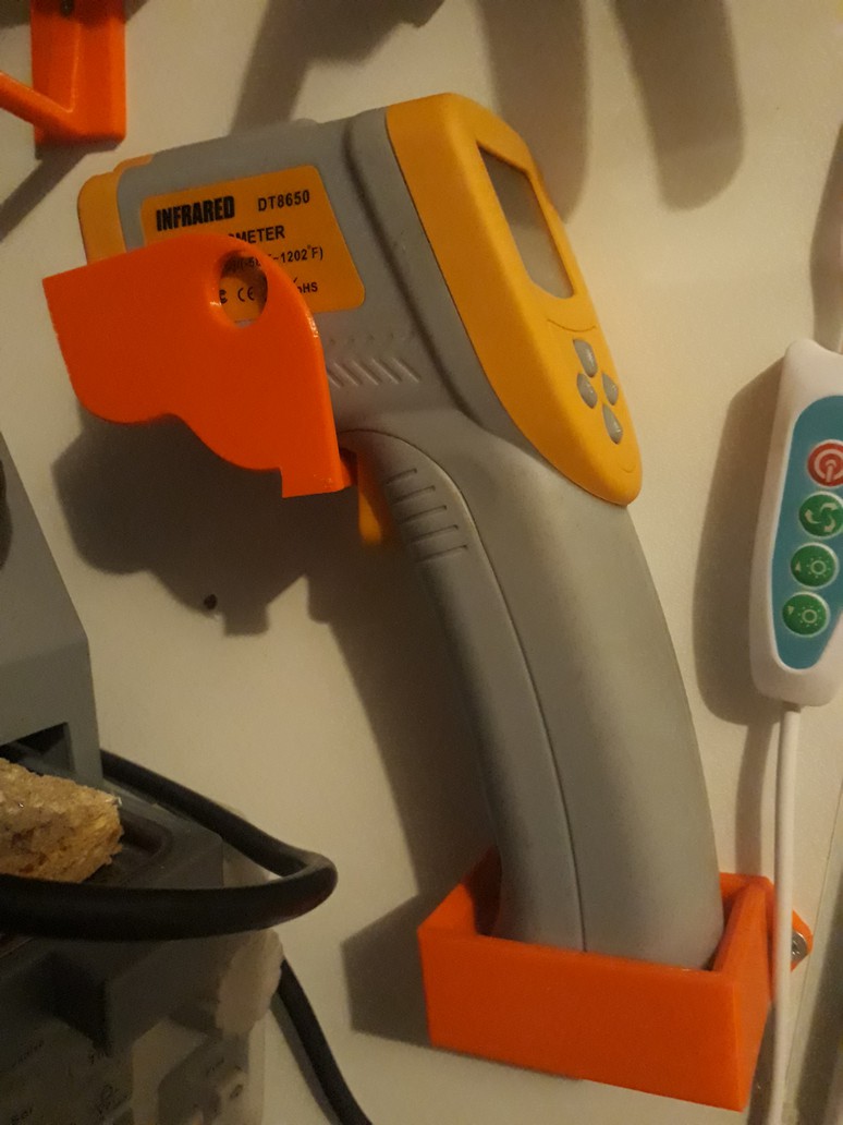 Infrared Thermometer holder by Charly BEGOOD Download free STL model