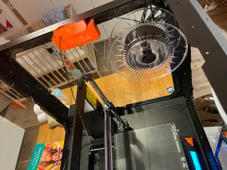 filament guide in Prusa Enclosure in old way / vedení filamentu v Prusa Enclosure postaru