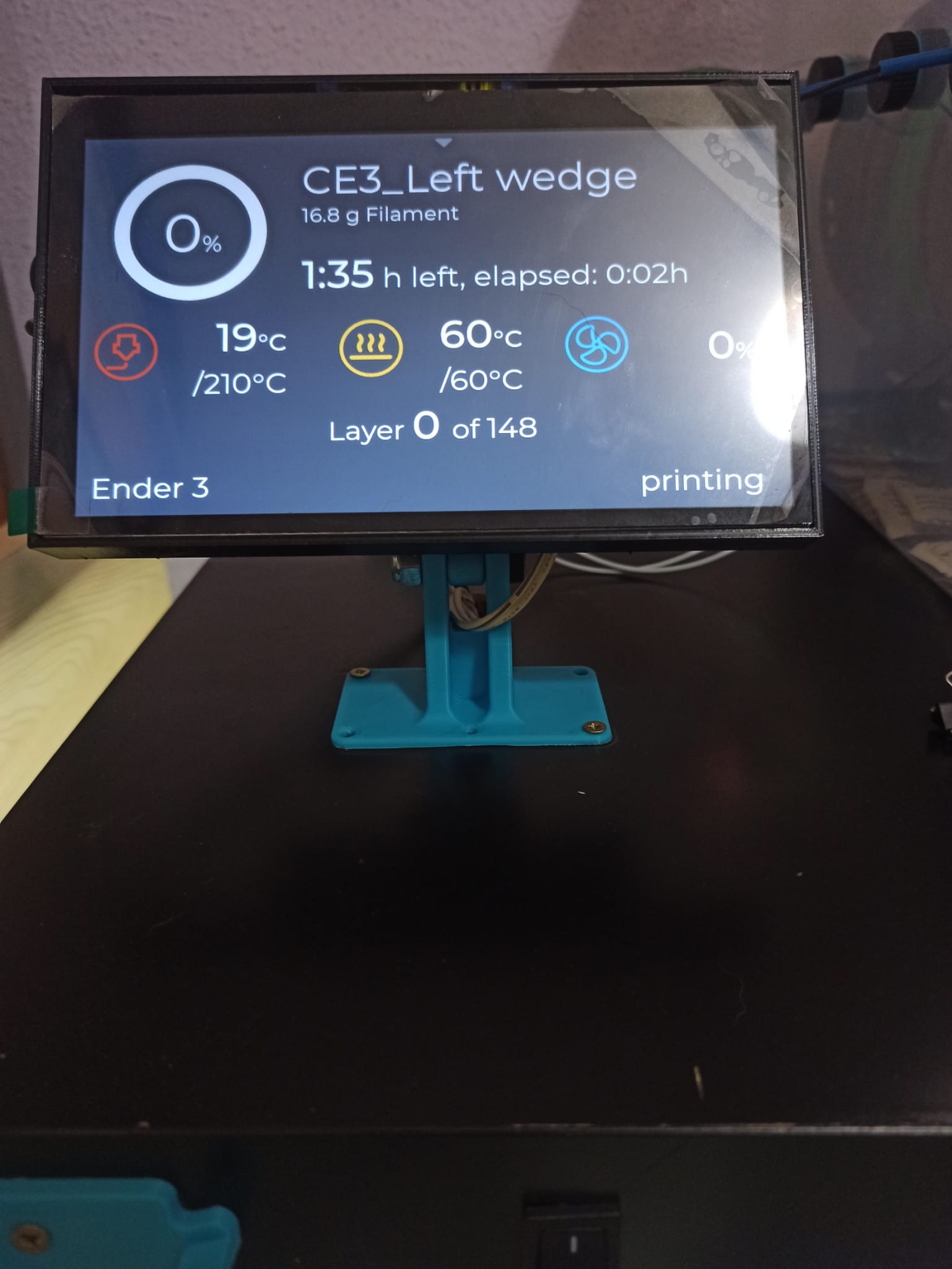 Mount for RPI Ikea Lack