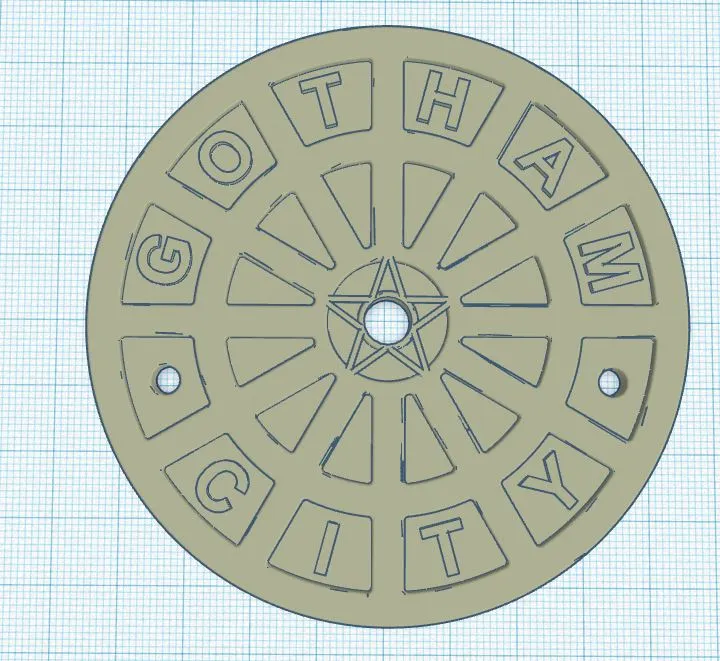 Gothman Manhole Cover Record Spinner by DylanCO | Download free