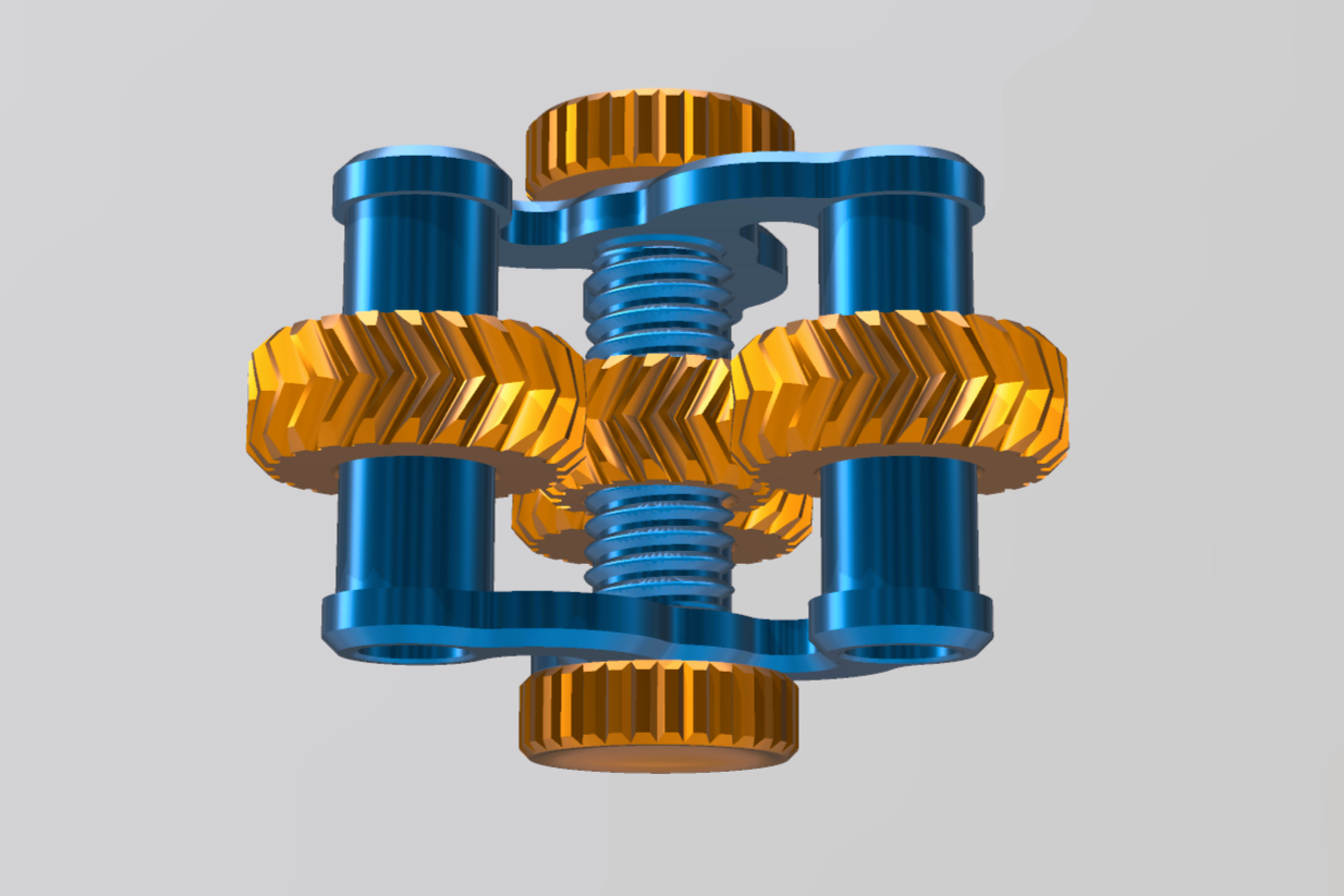Miniatura 4 do modelo 3D Fidget gear spinner