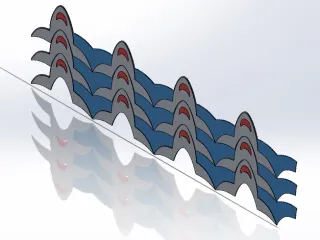 Tessellating Jaws Pattern by BAT_Designs | Download free STL model ...