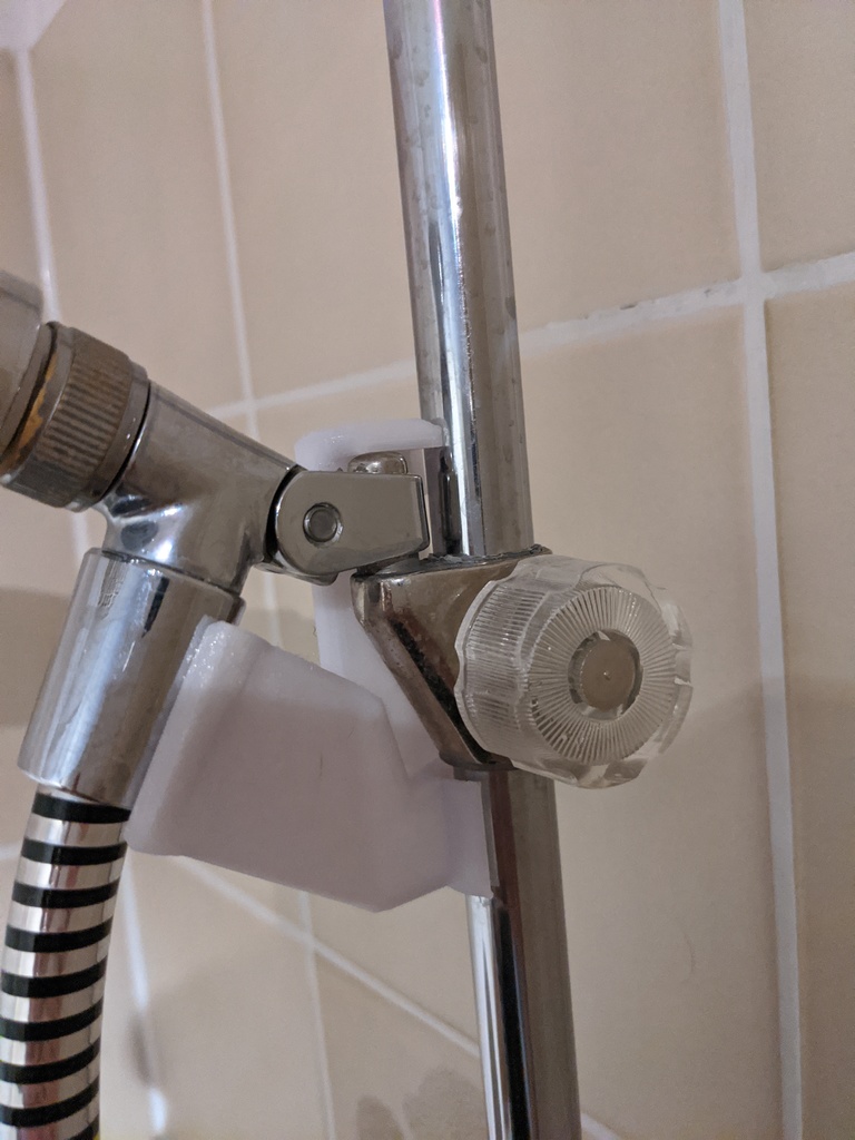 Shower Head Support by Fritz We | Download free STL model | Printables.com