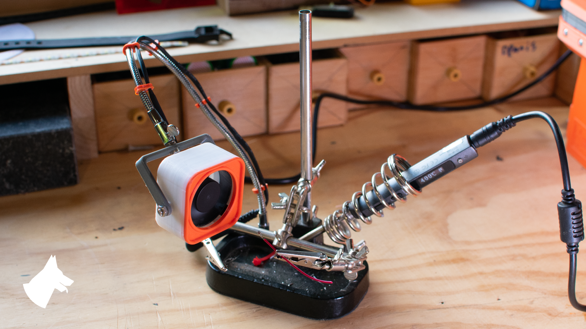 Model 302 40mm Fume Extractor 3D model thumbnail