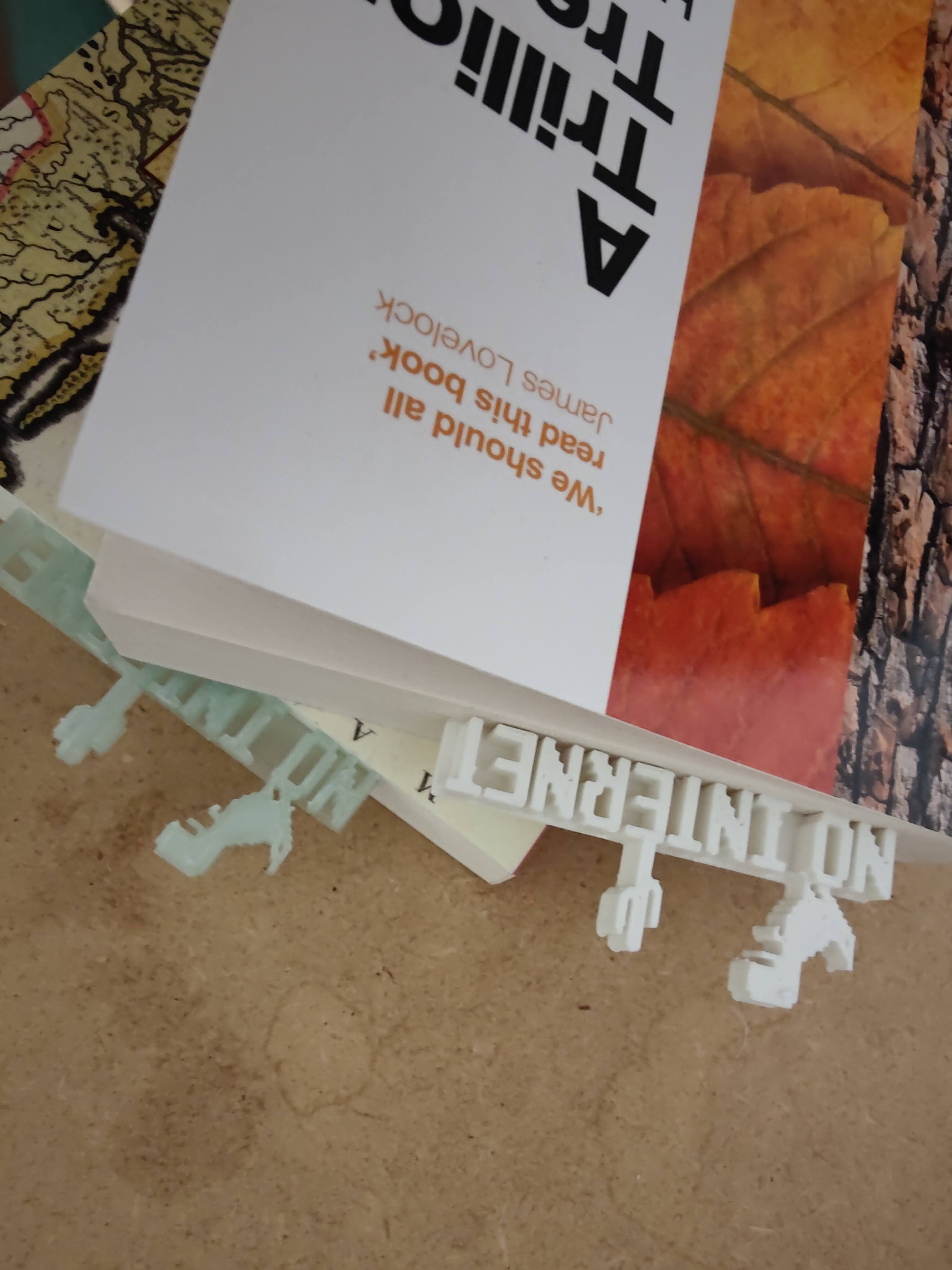 No (GOOGLE) bookmark by Seppe Fierens Download free STL