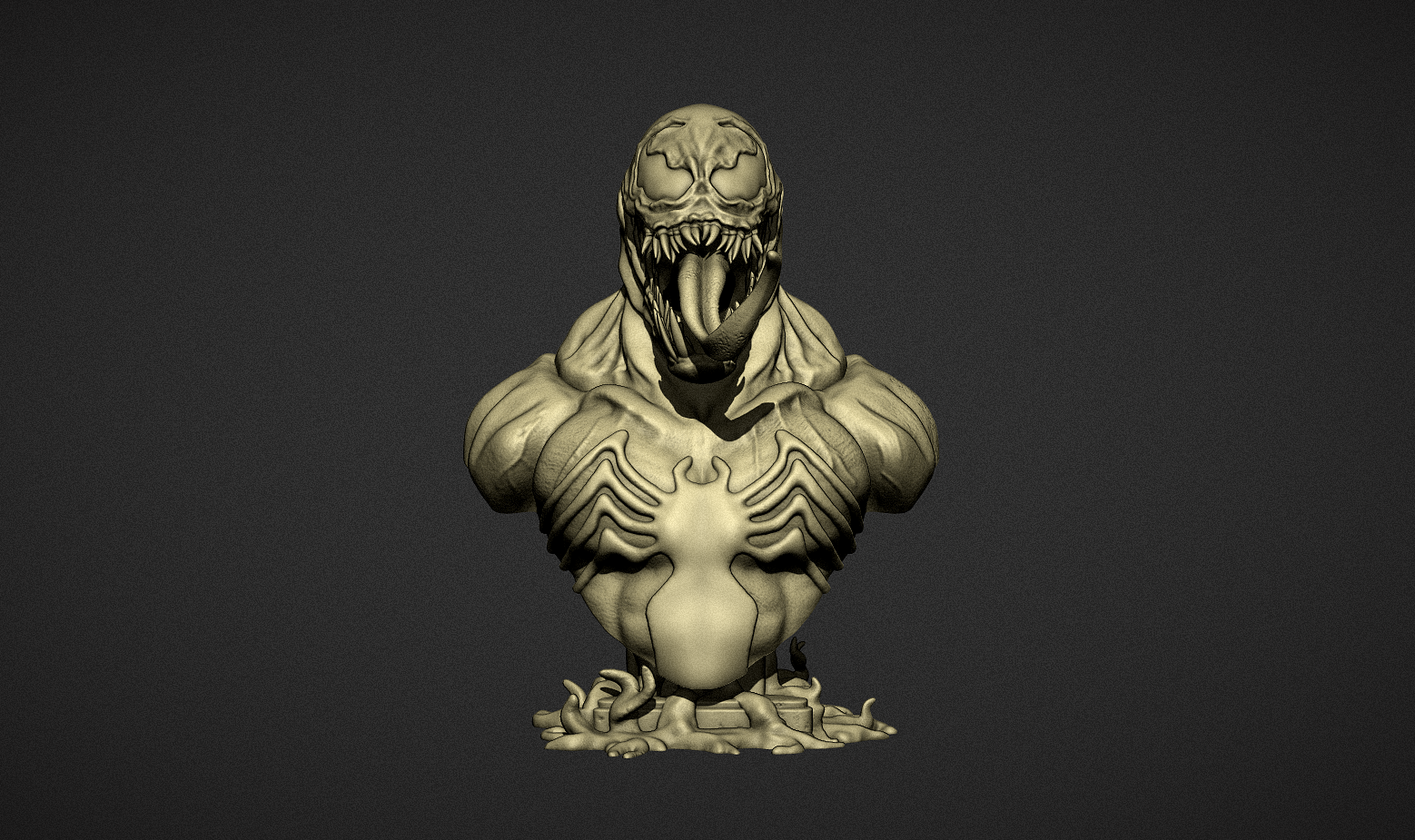 Miniatura 4 do modelo 3D Venom bust