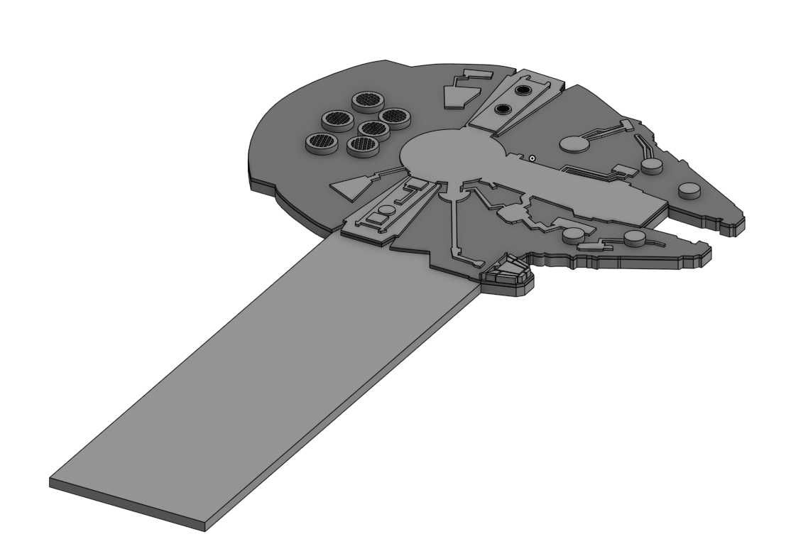 Millennium Falcon Bookmark