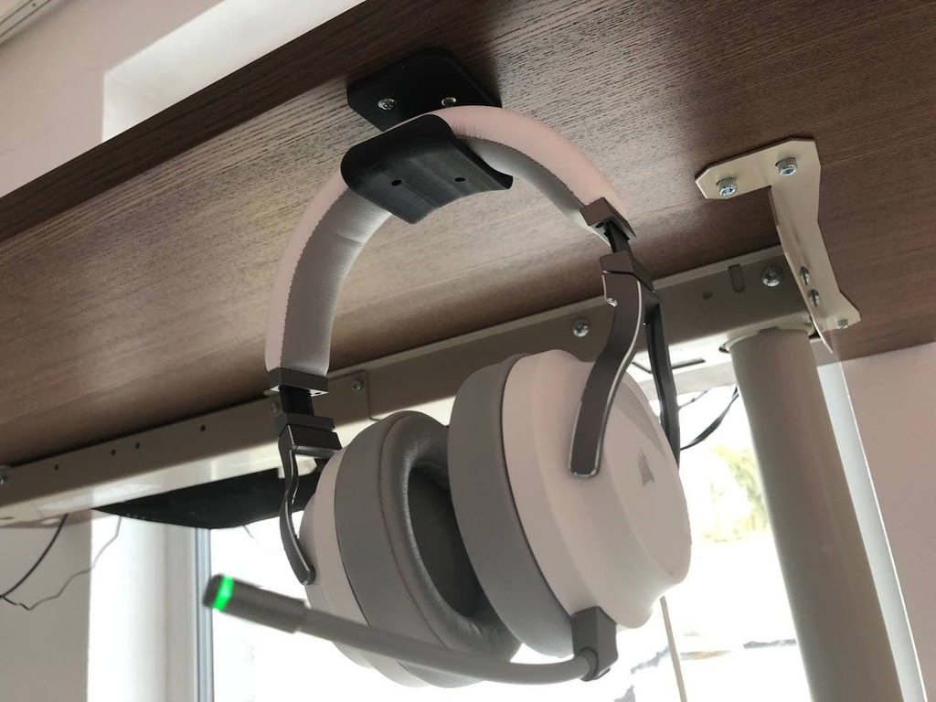 IKEA Idasen headphone holder