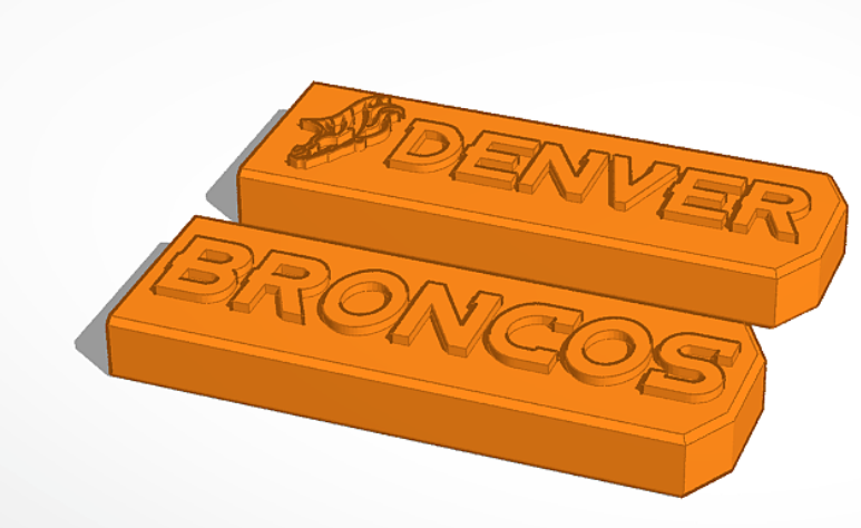 Denver Broncos Tap Handles