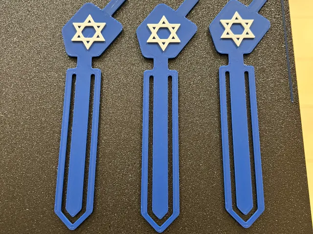 Jewish holiday bookmark