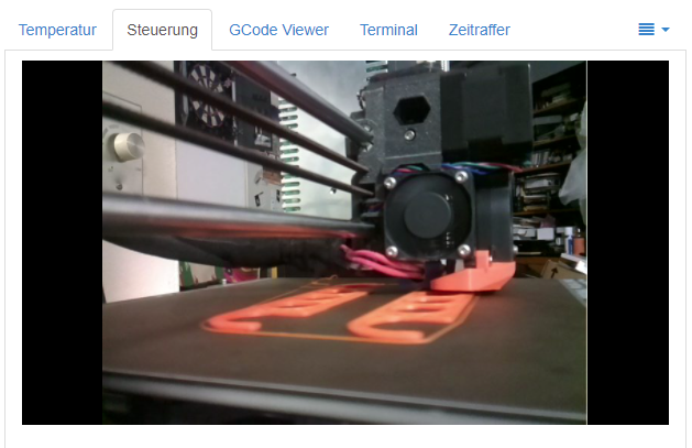 Prusa Mk3 Raspi Cam on X-Axis
