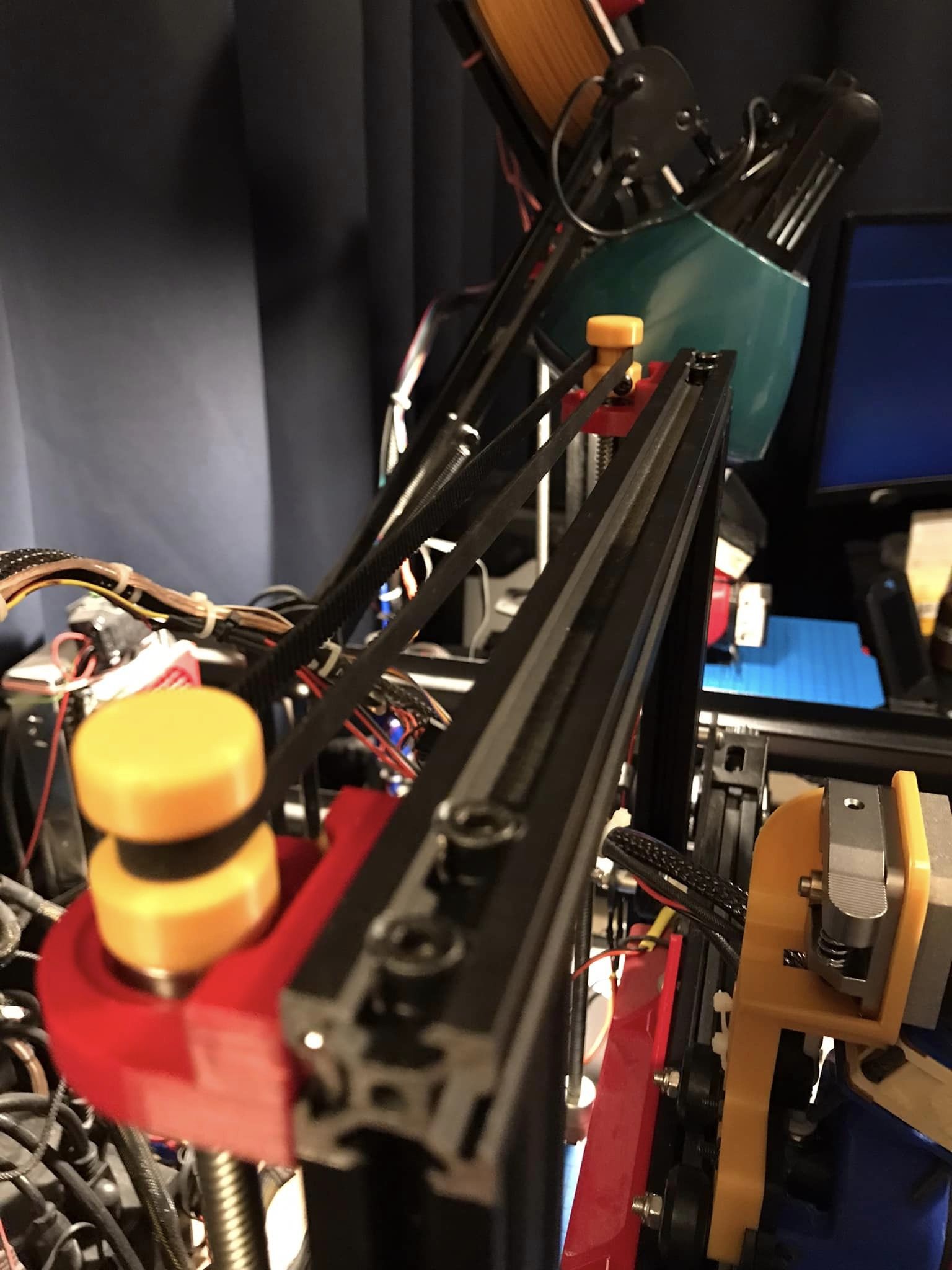 Ender 3/Pro/V2/Voxelab Aquila ZAxis Stabilizer using 616mm GT2 Timing Belt and F688ZZ