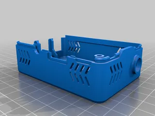 Snap fit Raspberry Pi 3 Model B Case + TV HAT + Fan30mm