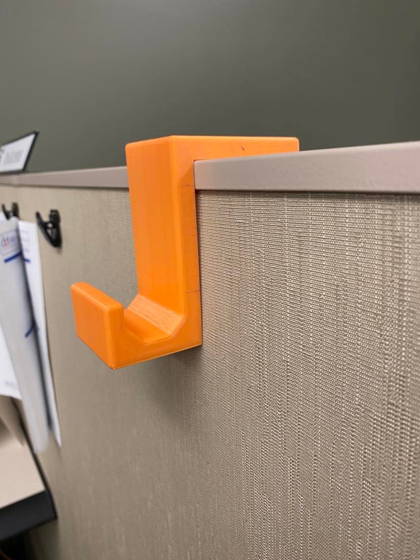 Heavy Duty Cubicle Hook by Austin Triggs Download free STL model