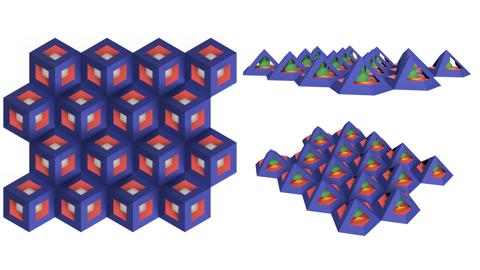 3D Isometric Hollow Cube Tessellation by SireInsectus | Download free ...