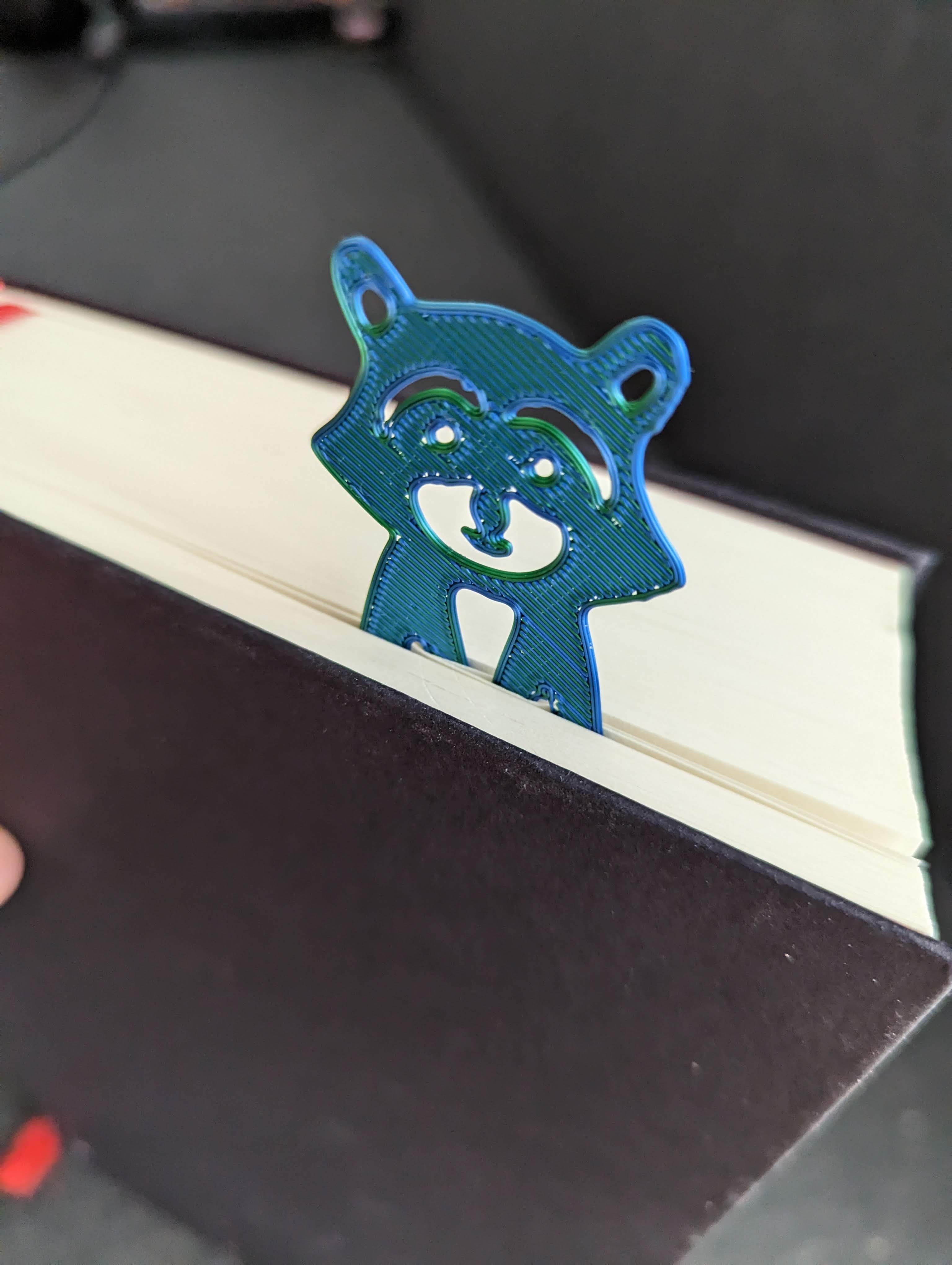 Bookmark Racoon