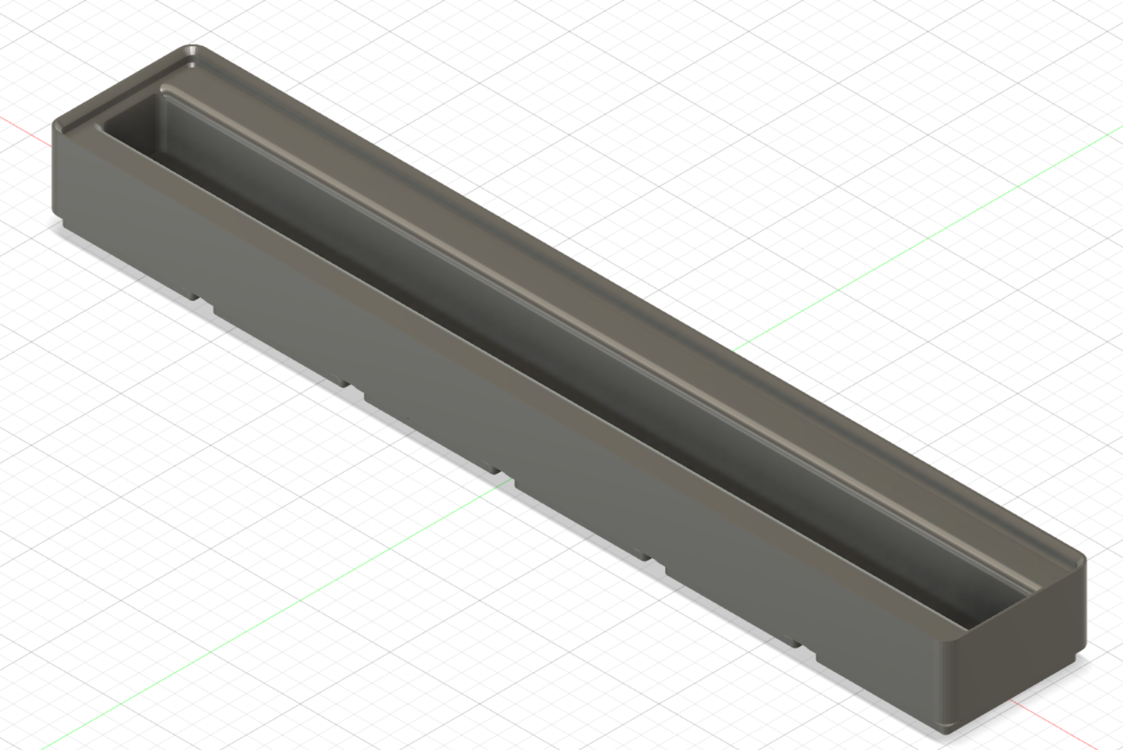 Gridfinity Folding Ruler cup