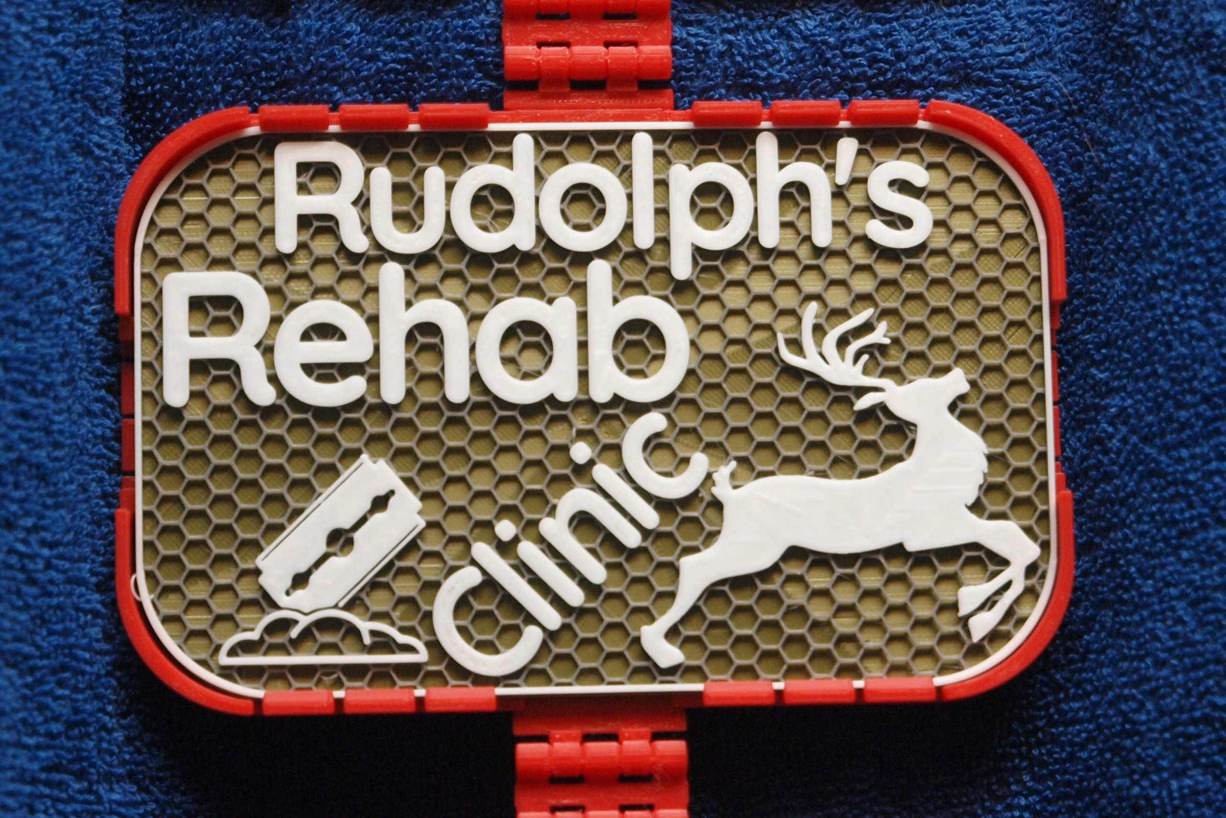 Rudolph's Rehab sign