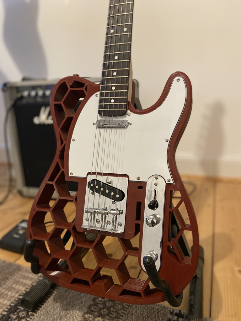 Honeycaster (3d printed Telecaster guitar)