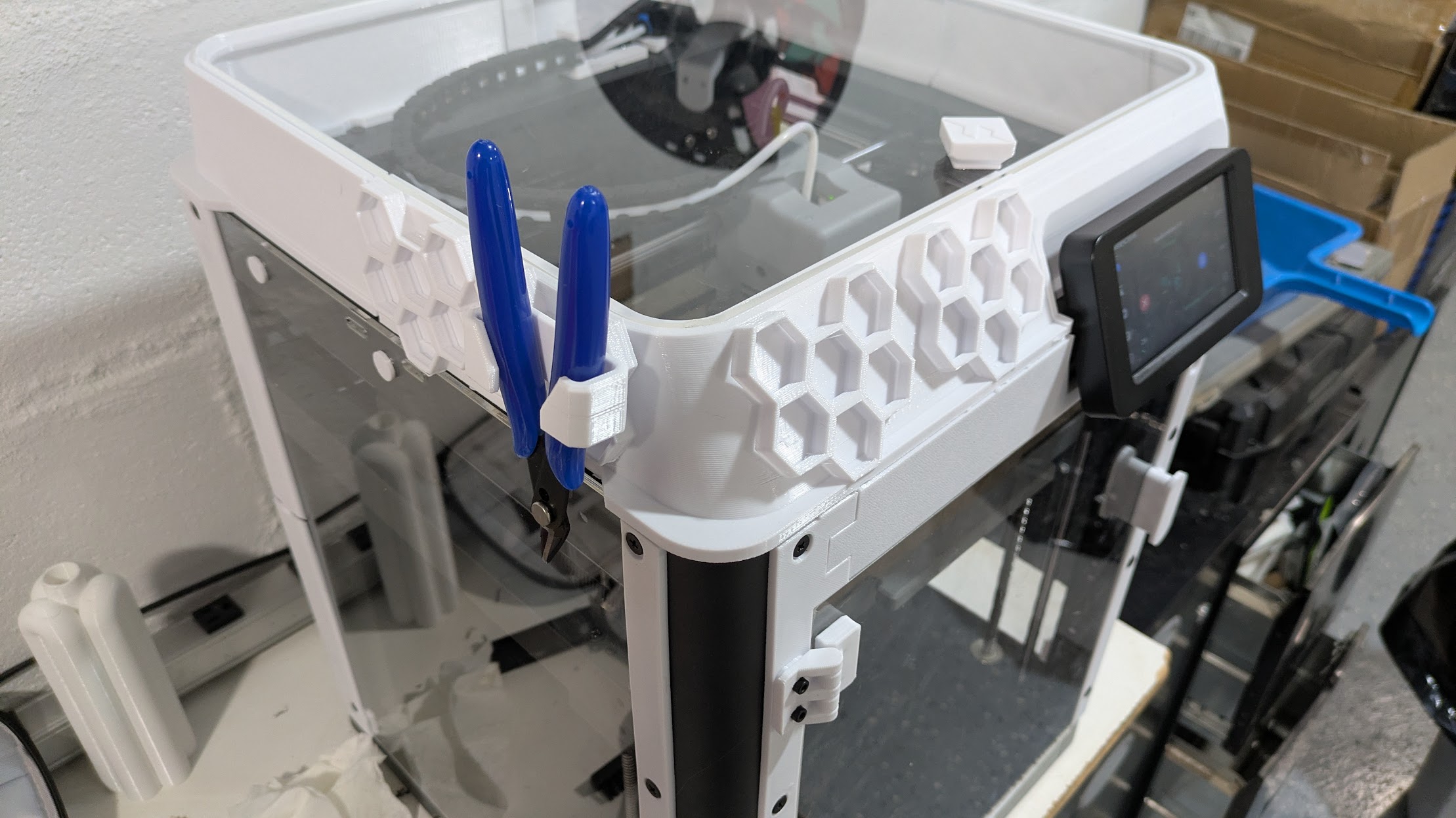 Flashforge Adventurer 5M (AD5M) Minimal DIY Enclosure Top Left with HSW
