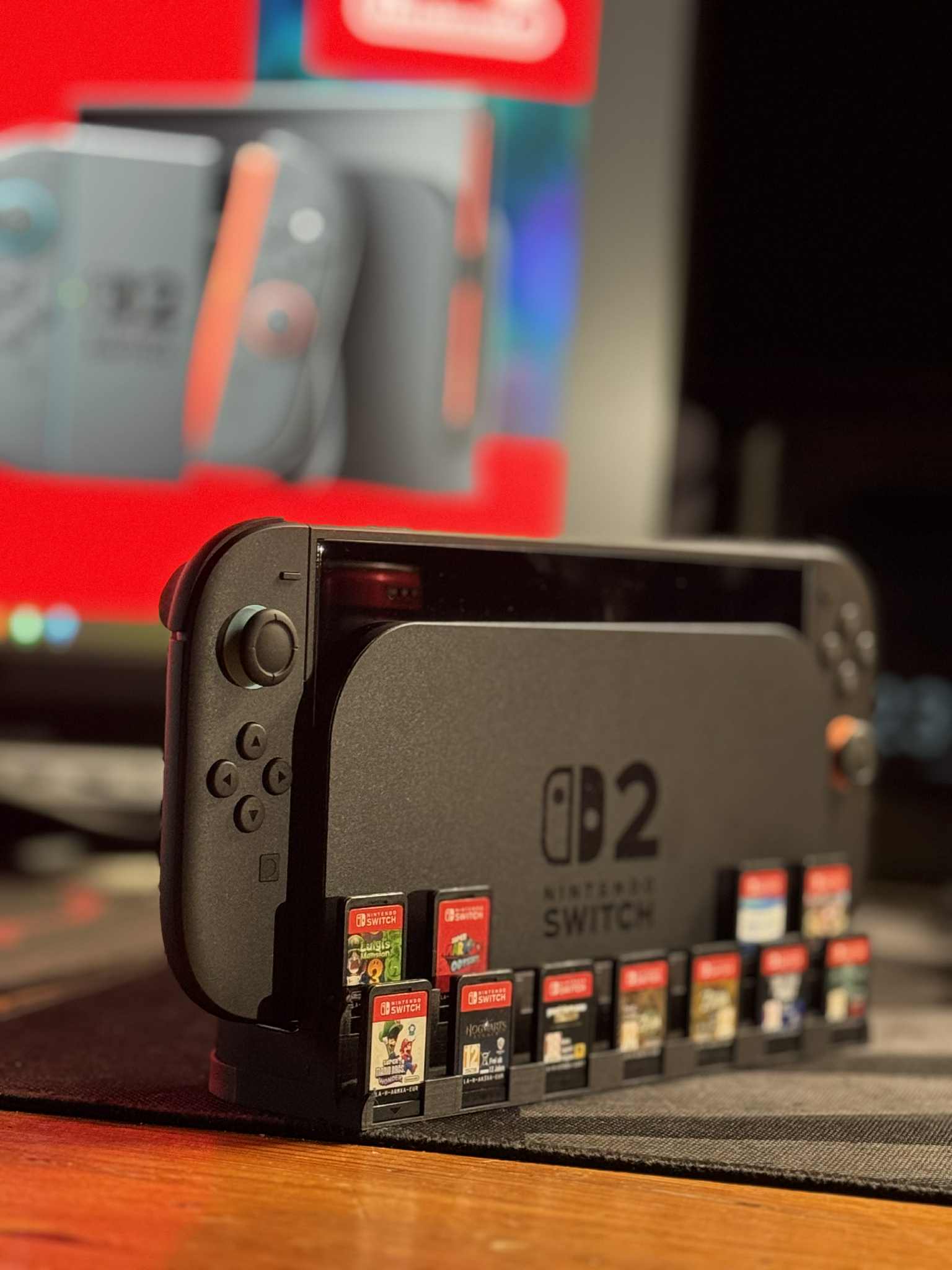 Nintendo Switch 2 Dock cartridge holder stand