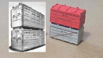 Miniatura 2 do modelo 3D OIT - LNER/LMS shipping container (1-148)