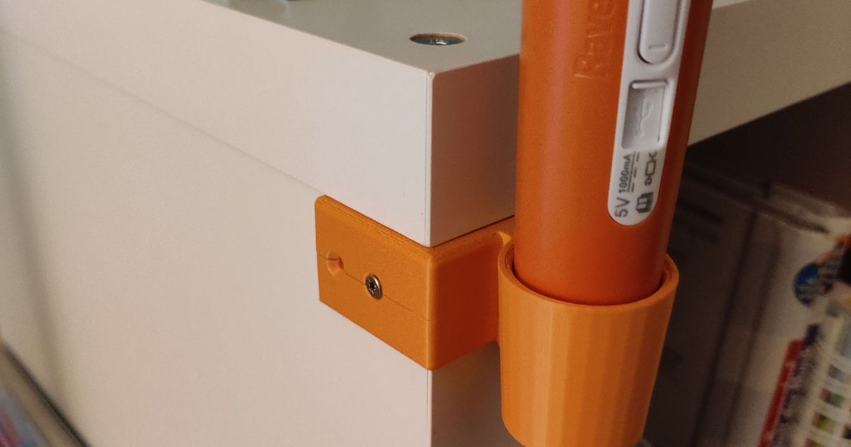 TipToi Holder screwon to IKEA Kallax by scharc Download free STL