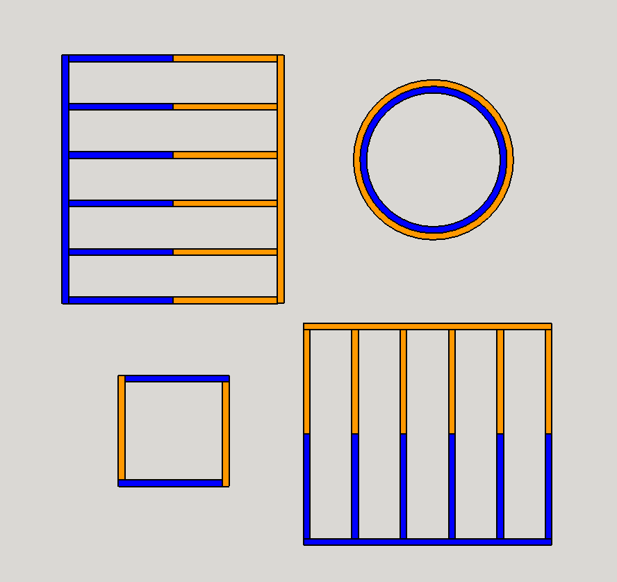 The Minimalist Dual-color Calibration Grid