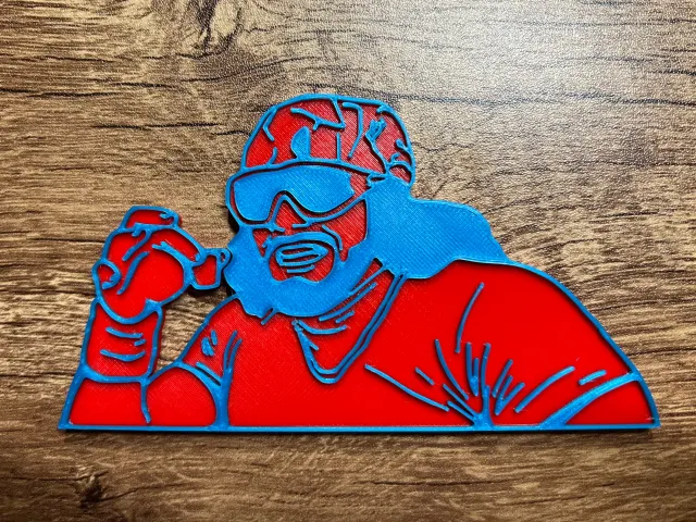 Macho Man Magnet (8x3mm magnet)