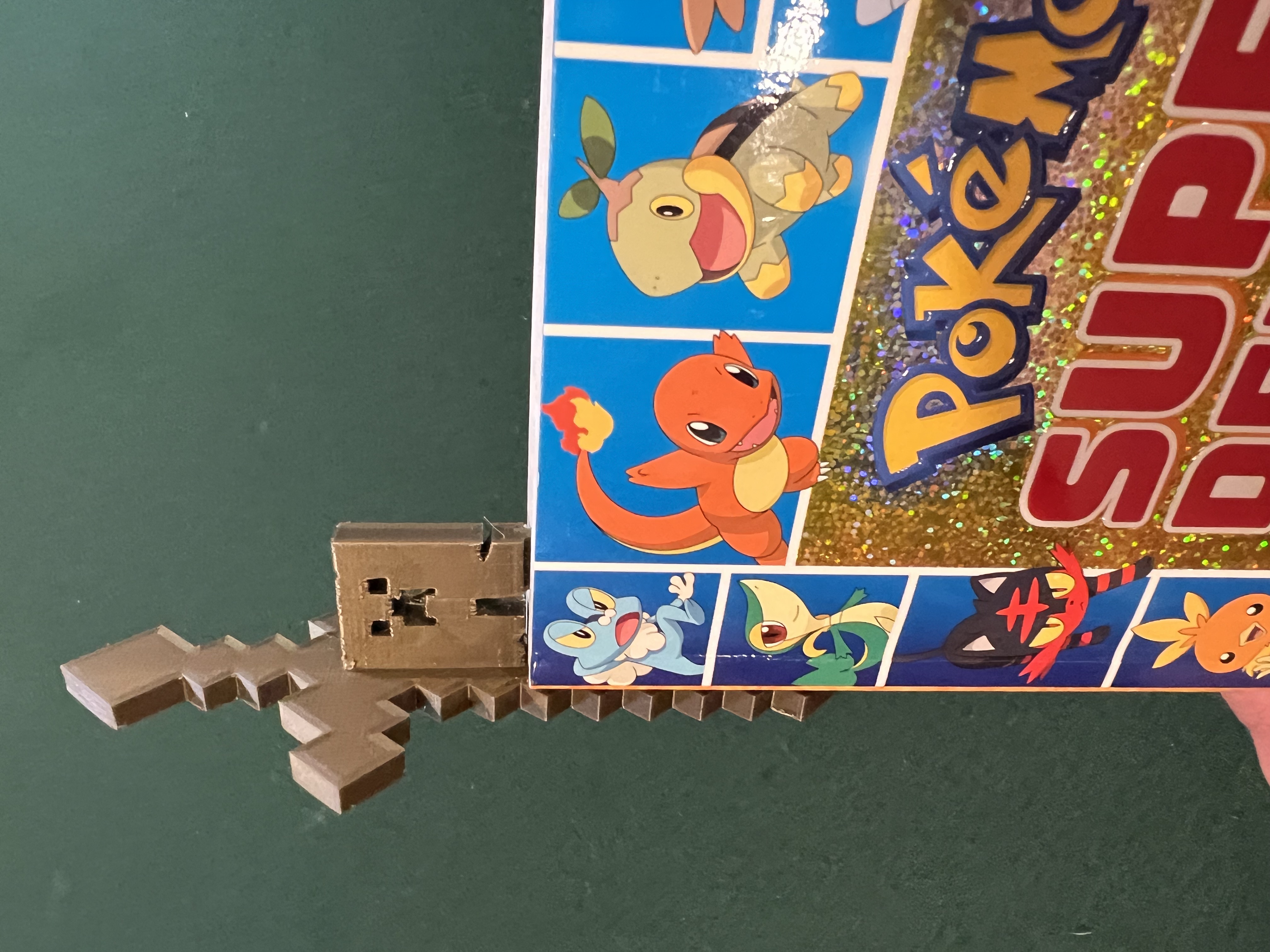 Miniatura 2 do modelo 3D A Minecraft Bookmark