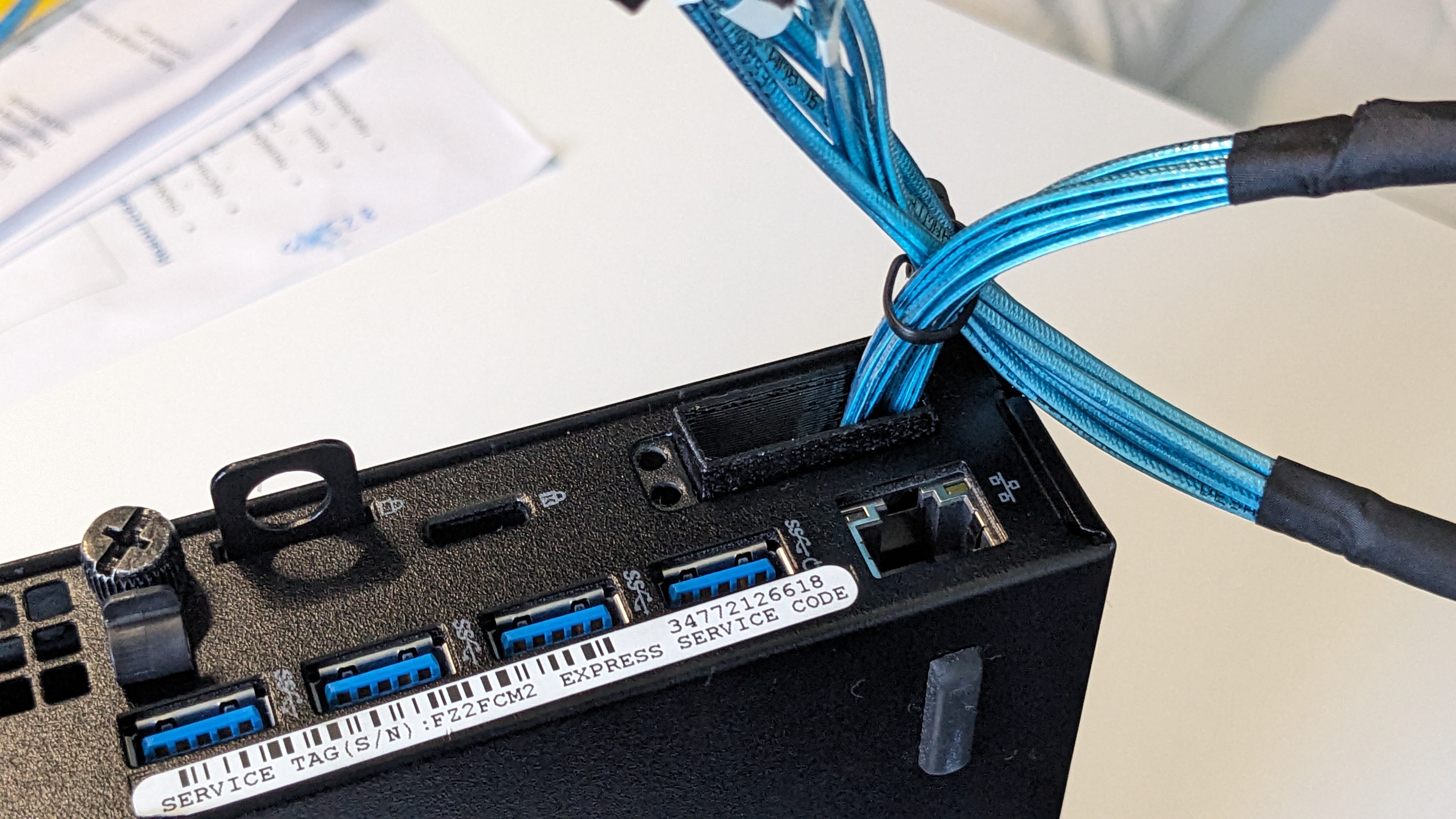 Wyse or Optiplex 7040 LC cable protector