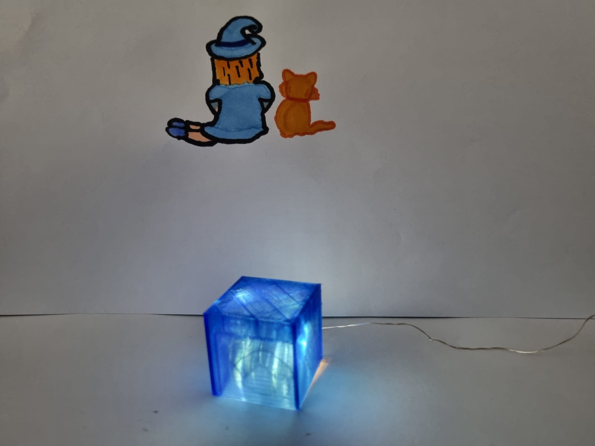 glowing square